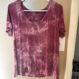 Pink , cloudy t-shirt